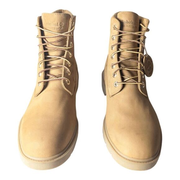 NWOB TIMBERLAND Basic 6 Inch Waterproof Boot "Wheat Nubuck' Size 10.5 - Picture 4 of 9